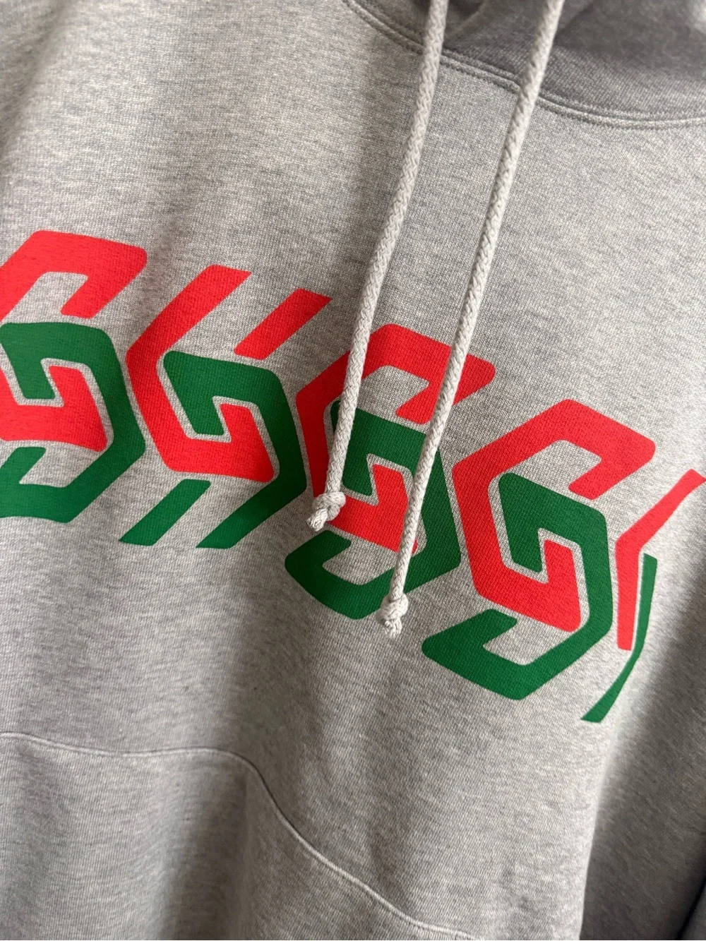 Brand new mens Gucci Gray Hoodie size xl